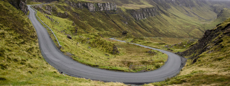 Quiraing Road to Car Park