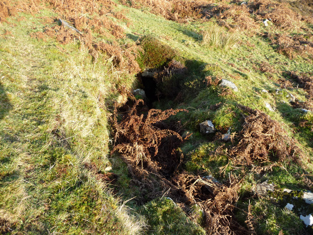 The entrance to Knock Ullinish souterrain