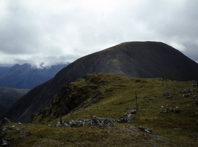 The ridge from An Coileach towards Glamaig