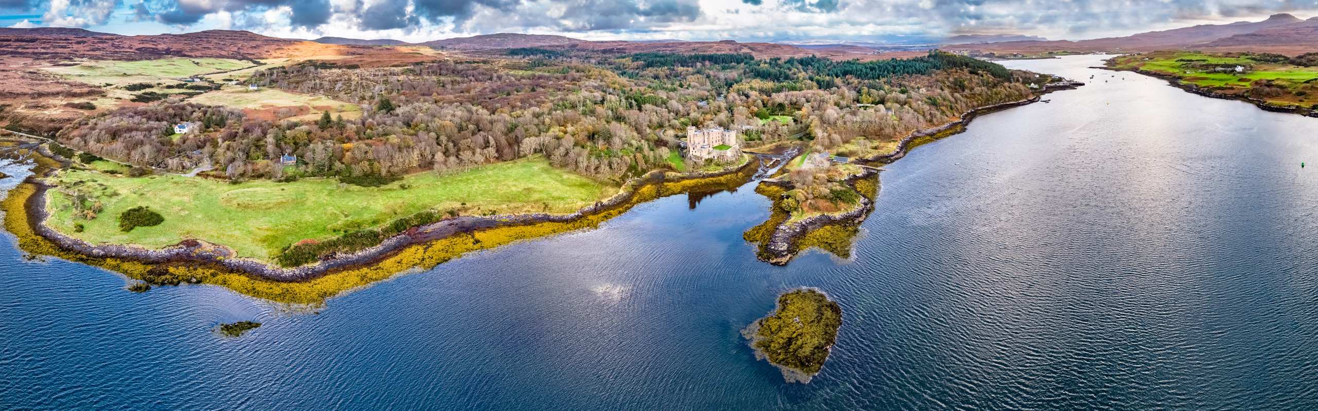 Above Dunvegan Castle